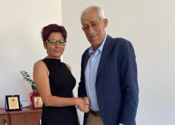 Με τον Γιάννη Λυμπέρη και η Ευγενία Ρούτση-Καυκοπούλου