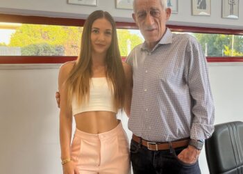 Η Ιωάννα Τραγουστή μαζί με τον Γιάννη Λυμπέρη!