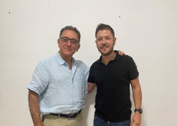 Στο πλευρό του Δημάρχου Ζαχάρως Κώστα Αλεξανδρόπουλου και ο Γιώργος Σκουλαρίκης