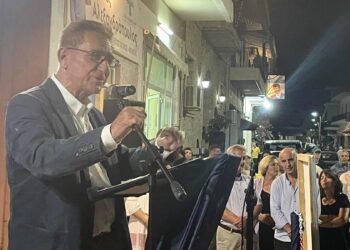 Εγκαίνια του εκλογικού κέντρου του Δημάρχου Κώστα Αλεξανδρόπουλου στη Ν. Φιγαλεία