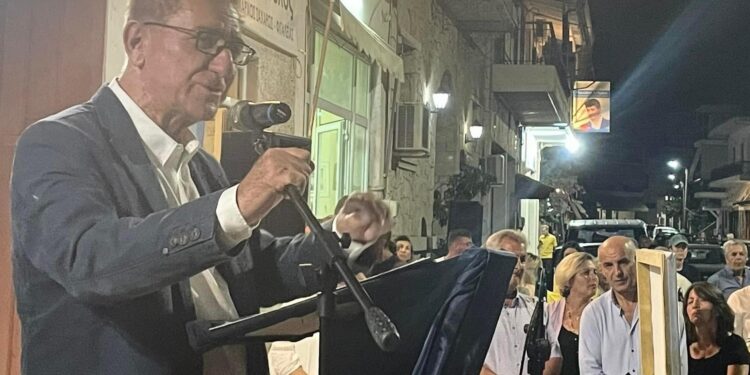 Εγκαίνια του εκλογικού κέντρου του Δημάρχου Κώστα Αλεξανδρόπουλου στη Ν. Φιγαλεία
