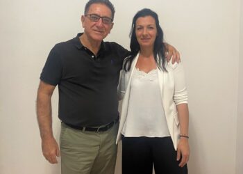 Υποψήφια τοπική σύμβουλος η Αθηνά Κόττα με τον Δήμαρχο Κώστα Αλεξανδρόπουλο