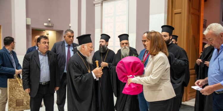 Ολοκληρώνεται η επίσκεψη της Α.Θ.Π. Οικουμενικού Πατριάρχη κ.κ. Βαρθολομαίου στον Πύργο