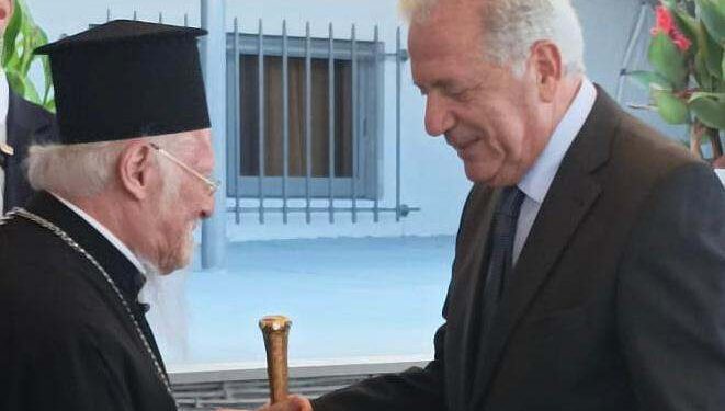 ΔΗΜΗΤΡΗΣ ΑΒΡΑΜΟΠΟΥΛΟΣ: Για την επίσκεψη του οικουμενικού πατριάρχη Βαρθολομαίου και της Προέδρου της Δημοκρατίας Κ. Σακελλαροπούλου στην Ηλεία