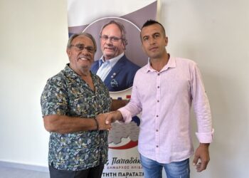Με τον Ανδρέα Παπαδάκο οι Αυγερινός Παναγιωτακόπουλος και Νίκος Τσαγρής