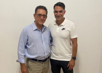 Στο πλευρό του Δημάρχου Ζαχάρως Κώστα Αλεξανδρόπουλου και ο Νίκος Γκούσκος