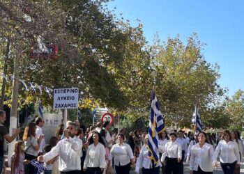 Με κάθε επισημότητα και σύμμαχο τον καλό καιρό ολοκληρώθηκαν οι μαθητικές παρελάσεις, στον Δήμο Ζαχάρως