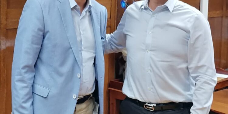 ΠΕΡΙΦΕΡΕΙΑ ΔΥΤΙΚΗΣ ΕΛΛΑΔΑΣ: Συνάντηση Φωκίωνα Ζαΐμη με τον Υφυπουργό Οικονομικών Χάρη Θεοχάρη