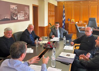 Π.Ε. ΗΛΕΙΑΣ: Ενημερωτική Συνάντηση Αντιπεριφερειάρχη Π.Ε. Ηλείας Β. Γιαννόπουλου  με τους νέους Δημάρχους Πύργου, Ήλιδας και Αρχαίας Ολυμπίας, για τη Στρατηγική ΟΧΕ/ΒΑΑ