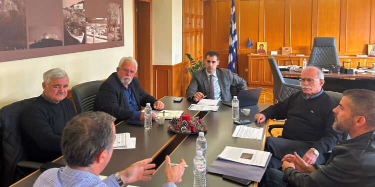 Π.Ε. ΗΛΕΙΑΣ: Ενημερωτική Συνάντηση Αντιπεριφερειάρχη Π.Ε. Ηλείας Β. Γιαννόπουλου με τους νέους Δημάρχους Πύργου, Ήλιδας και Αρχαίας Ολυμπίας, για τη Στρατηγική ΟΧΕ/ΒΑΑ