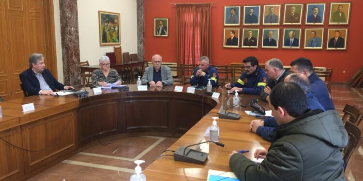 Συντονισμός των εμπλεκόμενων υπηρεσιών για την αντιμετώπιση πλημμυρών, χιονοπτώσεων και παγετού