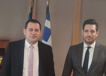 Συνάντηση του  Αντιπεριφερειάρχη Θ. Βασιλόπουλου με τον υφυπουργό Ψηφιακής Διακυβέρνησης, Κ. Κυρανάκη