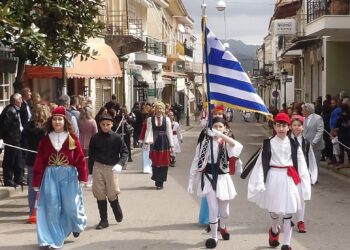 ΔΗΜΟΣ ΑΝΔΡΙΤΣΑΙΝΑΣ – ΚΡΕΣΤΕΝΩΝ: Η νεολαία εντυπωσίασε  στην εθνική μας επέτειο για την 25η Μαρτίου