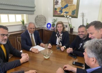 ΔΗΜΟΣ ΠΥΡΓΟΥ: Επίσκεψη από την υποψήφια Ευρωβουλευτή της Ν.Δ  Ε. Χριστοφιλοπούλου