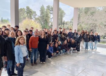 Μαθητές από την Ολλανδία στο Δημαρχείο Αρχαίας Ολυμπίας