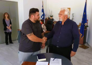 ΔΗΜΟΣ ΗΛΙΔΑΣ: Ορκίστηκε ενώπιον του Δημάρχου ο νέος μόνιμος υπάλληλος πανεπιστημιακής εκπαίδευσης του Δήμου