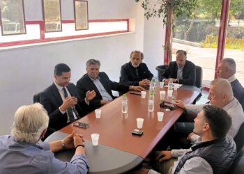 ΔΗΜΟΣ ΗΛΙΔΑΣ: Επίσκεψη υποψήφιου Ευρωβουλευτή Ν.Δ. Σπύρου Καρανικόλα