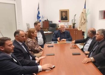 ΔΗΜΟΣ ΗΛΙΔΑΣ: Επίσκεψη Δ. Τσιόδρα στον Δήμαρχο Ήλιδας