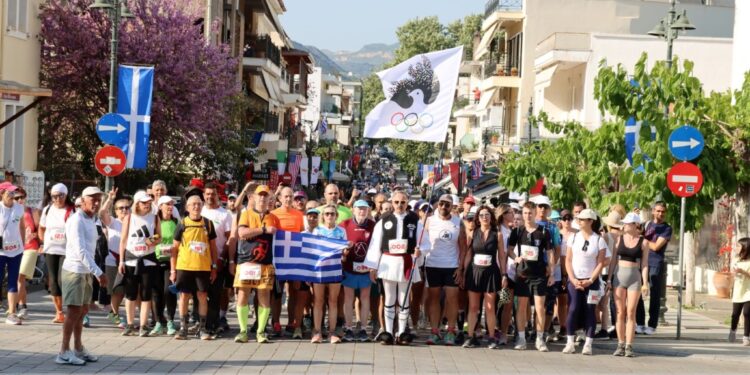 ΣΥΜΠΟΛΙΤΕΙΑ ΟΛΥΜΠΙΑΣ: 500 δρομείς από 17 χώρες, στο Δρόμο της Εκεχειρίας για την Ειρήνη (φωτος)