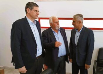 ΔΗΜΟΣ ΗΛΙΔΑΣ: Το Δήμαρχο επισκέφθηκε κατά την επίσκεψή του στην Ηλεία, ο υποψήφιος Ευρωβουλευτής του ΣΥΡΙΖΑ Γιώργος Τσίπρας