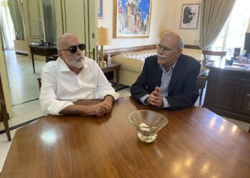 ΔΗΜΟΣ ΠΥΡΓΟΥ: Τον Δήμαρχο Στ. Καννή επισκέφθηκε ο υποψήφιος Ευρωβουλευτής Παν. Κουρουμπλής