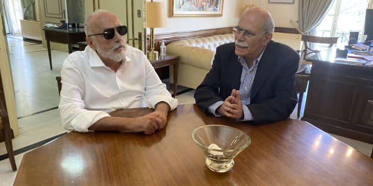 ΔΗΜΟΣ ΠΥΡΓΟΥ: Τον Δήμαρχο Στ. Καννή επισκέφθηκε ο υποψήφιος Ευρωβουλευτής Παν. Κουρουμπλής