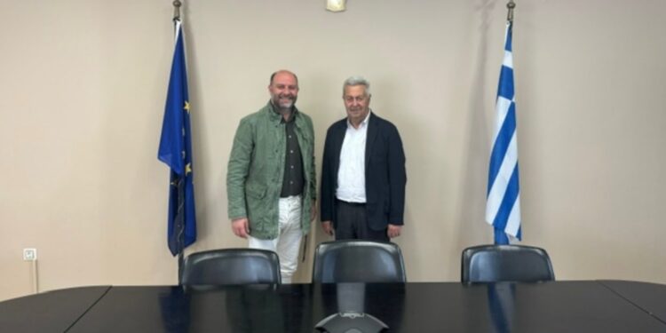 Συνάντηση Προέδρου Τεχνικού Επιμελητηρίου Δυτικής Ελλάδας με τον πρόεδρο του ΕΒΕ Ηλείας