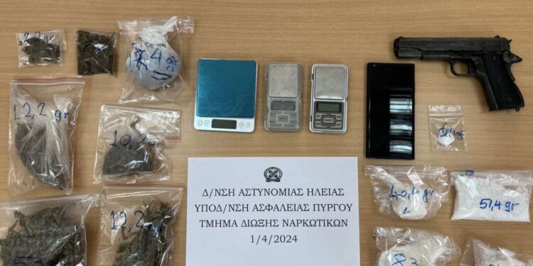 ΠΥΡΓΟΣ: Σύλληψη γνωστού επιχειρηματία για διακίνηση ναρκωτικών στην Ηλεία