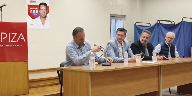 ΟΡΓΑΝΩΣΗ ΜΕΛΩΝ ΣΥΡΙΖΑ ΗΛΙΔΑΣ: Πολιτική εκδήλωση με ομιλητή τον Βουλευτή Αχαϊας Ανδρέα Παναγιωτόπουλο