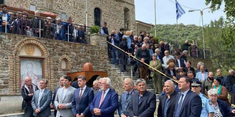 ΔΗΜΟΣ ΗΛΙΔΑΣ: Στην Ιερά Μόνη του Αγίου Νικολάου Σπάτων βρέθηκε ο Δήμαρχος Χ. Χριστοδουλόπουλος