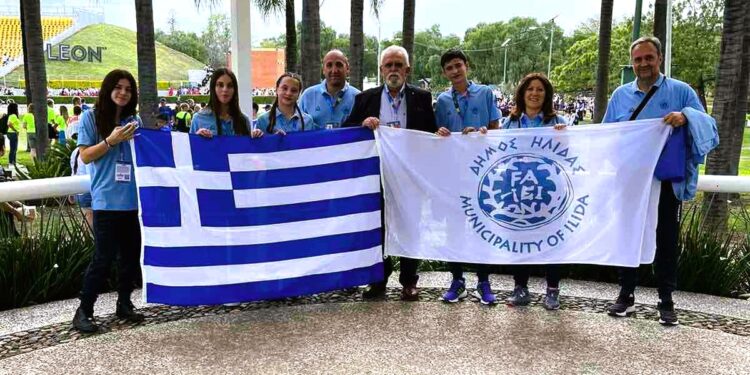 ΔΗΜΟΣ ΗΛΙΔΑΣ: Στο Μεξικό για τους Παγκόσμιους Παιδικούς Αγώνες που διεξάγονται στην πόλη Λεόν βρίσκεται ήδη η αποστολή του Δήμου (φωτος)