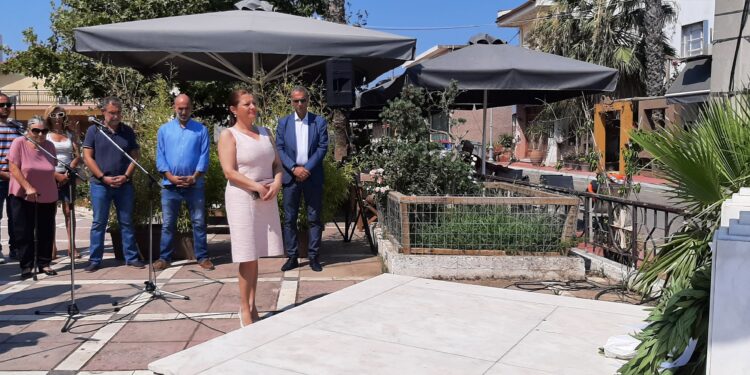 ΔΙΟΝΥΣΙΑ ΑΥΓΕΡΙΝΟΠΟΥΛΟΥ: Στις εκδηλώσεις για την επέτειο της τουρκικής εισβολής στην Κύπρο, στον δήμο