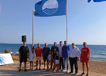 ΔΗΜΟΣ ΗΛΙΔΑΣ: Με μία ξεχωριστή εκδήλωση στην παραλία της Κουρούτας ο Δήμος ανάρτησε τη Γαλάζια Σημαία για το καλοκαίρι του 2024