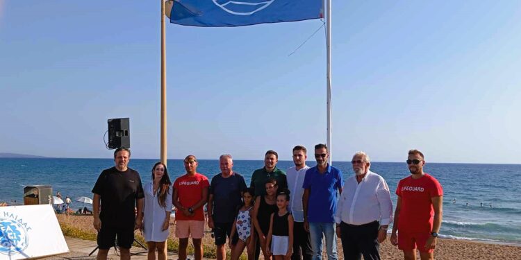 ΔΗΜΟΣ ΗΛΙΔΑΣ: Με μία ξεχωριστή εκδήλωση στην παραλία της Κουρούτας ο Δήμος ανάρτησε τη Γαλάζια Σημαία για το καλοκαίρι του 2024