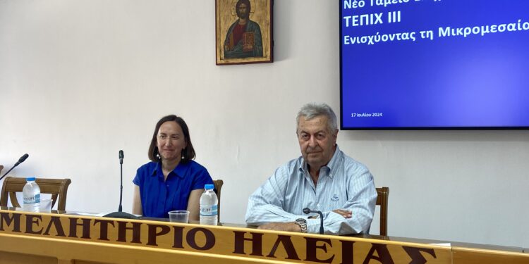 ΕΠΙΜΕΛΗΤΗΡΙΟ ΗΛΕΙΑΣ: Η διευκόλυνση πρόσβασης ΜμΕ στη χρηματοδότηση στο επίκεντρο της χθεσινής εκδήλωσης  και της Ελληνικής Αναπτυξιακής Τράπεζας