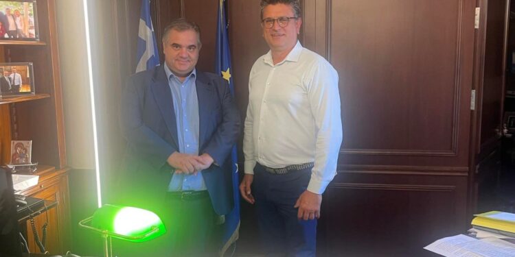 ΔΗΜΟΣ ΑΝΔΡΑΒΙΔΑΣ – ΚΥΛΛΗΝΗΣ: Άκρως εποικοδομητική συνάντηση του Δημάρχου Ανδραβίδας- Κυλλήνης με τον Υφυπουργό Εσωτερικών Βασίλη Σπανάκη