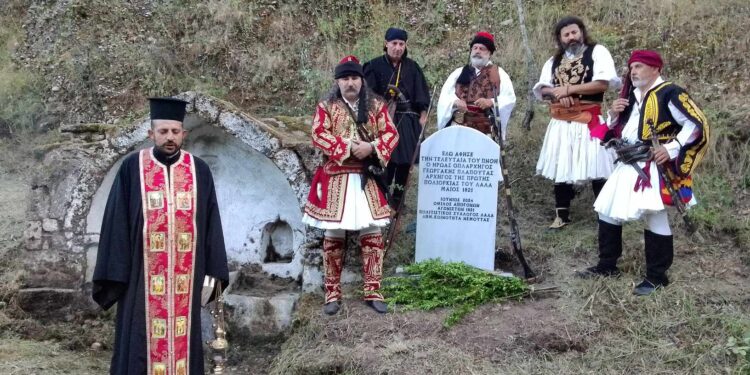 Η μνήμη ενός Ήρωα που έπεσε το 1821 στην Ηλεία