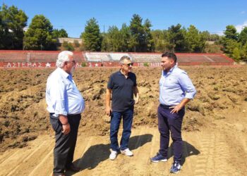 ΔΗΜΟΣ ΗΛΙΔΑΣ: Εργοτάξιο το ποδοσφαιρικό γήπεδο της Αμαλιάδας