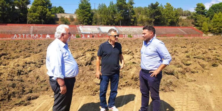 ΔΗΜΟΣ ΗΛΙΔΑΣ: Εργοτάξιο το ποδοσφαιρικό γήπεδο της Αμαλιάδας