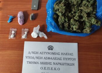 ΠΥΡΓΟΣ: Ακόμη μια σύλληψη στην Ηλεία για διακίνηση ναρκωτικών