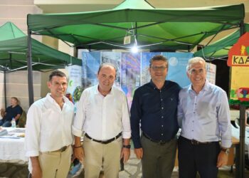 Επίσκεψη Δημάρχου Ανδραβίδας – Κυλλήνης Γιάννη Λέντζα στην 21η Αγροτική Έκθεση Χαλανδρίτσας