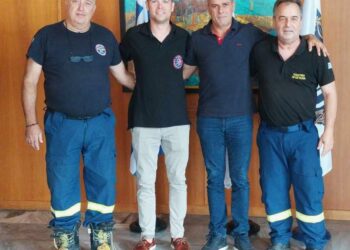 ΔΗΜΟΣ ΑΡΧΑΙΑΣ ΟΛΥΜΠΙΑΣ: Επίσκεψη Hofmann στην Πολιτική Προστασία του Δήμου