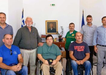 ΔΗΜΟΣ ΗΛΙΔΑΣ: Διαρκής η συνεργασία ανάμεσα στη Δημοτική αρχή Ήλιδας και το Σωματείο Παραπληγικών και Κινητικά Ανάπηρων Ηλείας