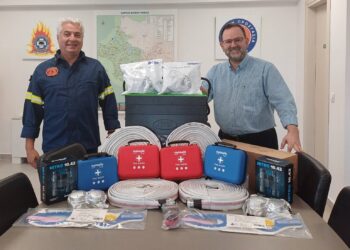 ΠΕΡΙΦΕΡΕΙΑΚΗ ΕΝΟΤΗΤΑ ΗΛΕΙΑΣ: Ενίσχυση του έργου της Πυροσβεστικής με παράδοση εξοπλισμού από τον Ν. Κοροβέση