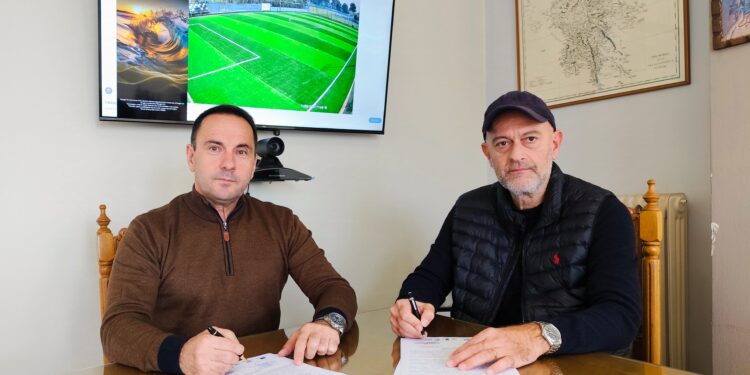 ΔΗΜΟΣ ΖΑΧΑΡΩΣ: Υπεγράφη η σύμβαση  και αρχίζει άμεσα η κατασκευή του γηπέδου 7×7 στο Δημοτικό Στάδιο Ζαχάρως