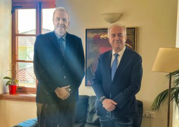 ΚΩΣΤΑΣ ΛΕΒΕΝΤΗΣ: Συνάντηση με τον Πρύτανη του Πανεπιστημίου Πελοποννήσου, κ. Αθανάσιο Κατσή