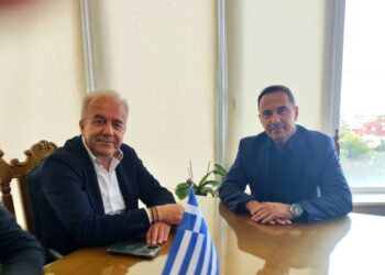 ΚΩΣΤΑΣ ΛΕΒΕΝΤΗΣ: Συνάντηση  με τον Δήμαρχο Ζαχάρως Κώστα Μητρόπουλο