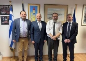 ΠΕΡΙΦΕΡΕΙΑ ΔΥΤΙΚΗΣ ΕΛΛΑΔΑΣ: Συνάντηση Αντιπεριφερειάρχη Θ. Βασιλόπουλου με τον Υφυπουργό Ναυτιλίας Στέφανο Γκίκα