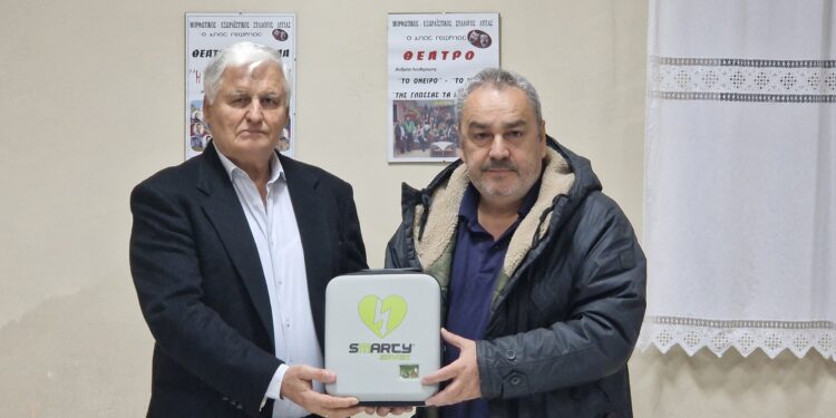 ΔΗΜΟΣ ΠΗΝΕΙΟΥ: Παραχώρηση απινιδωτή τελευταίας τεχνολογίας στη Δημοτική Κοινότητα Λυγιάς