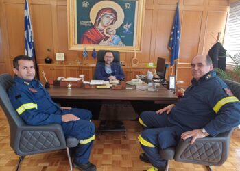 ΠΕΡΙΦΕΡΕΙΑΚΗ ΕΝΟΤΗΤΑ ΗΛΕΙΑΣ: Συνάντηση Ν. Κοροβέση με τους νέους διοικητές Π.Υ. Ηλείας και Πύργου